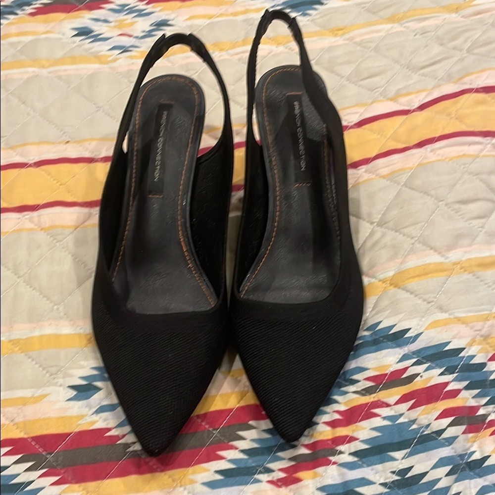French Connection Black Heels